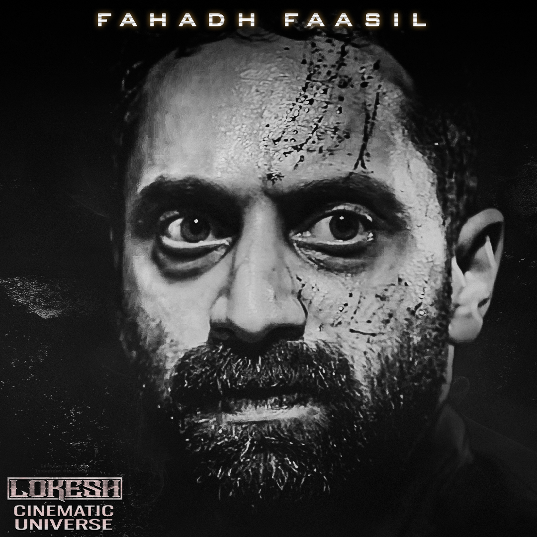 Fahadh Faasil Lokesh Cinematic Universe Poster