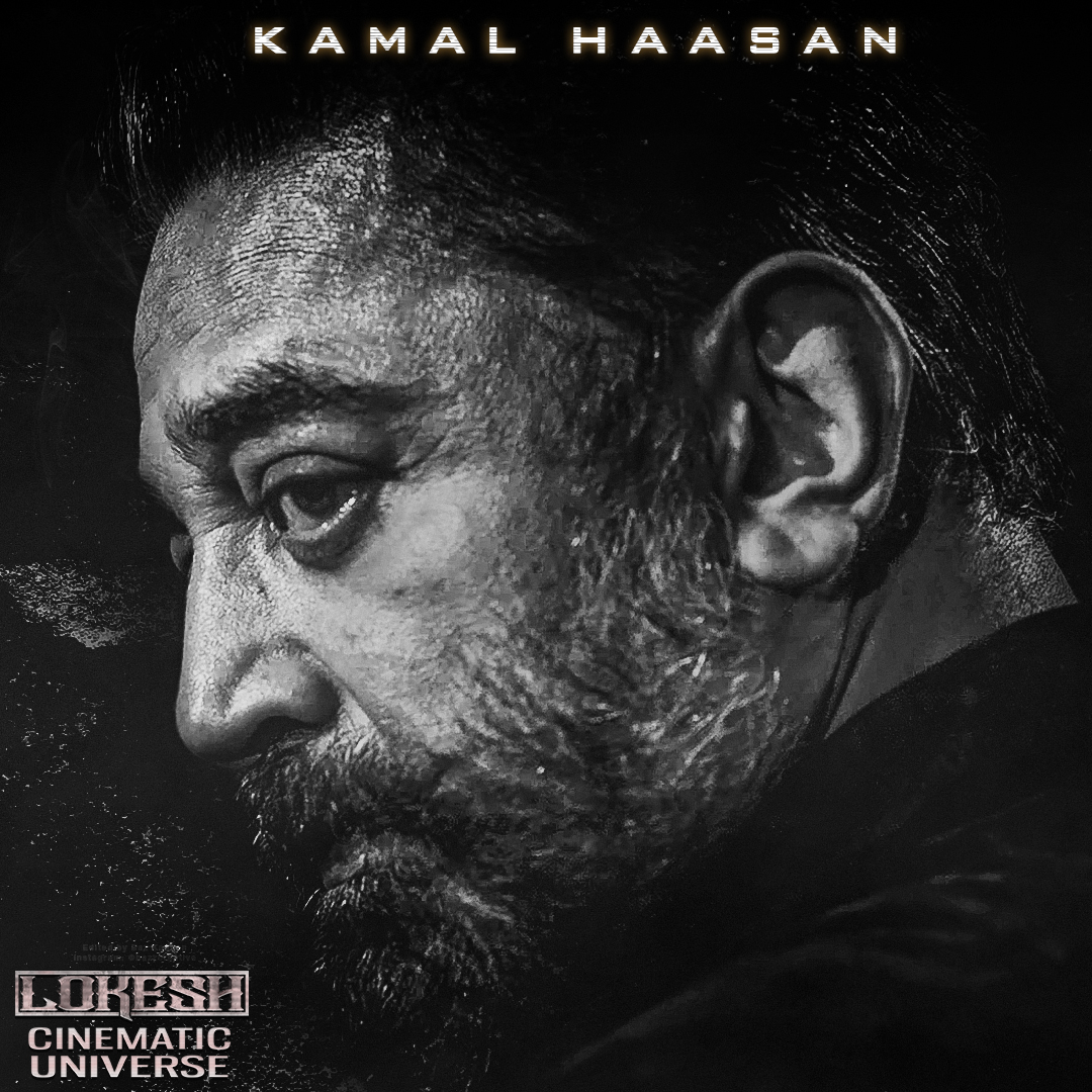 Kamal Haasan Lokesh Cinematic Universe Poster