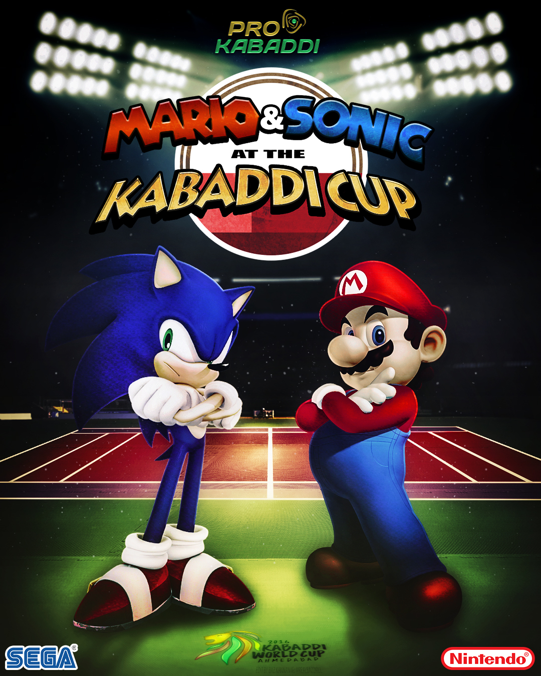Mario and Sonic at Kabaddi Cup Cover Art
