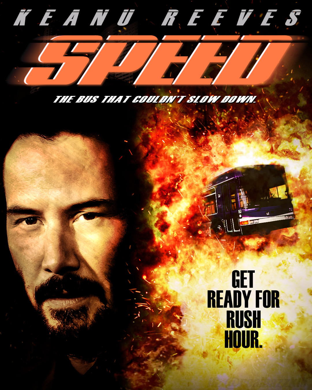 Speed Keanu Reeves Poster